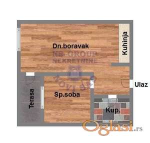 Prodaje se dvosoban stan na Telepu